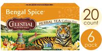 Celestial Seasonings Herbal Tea, Bengal Spice, 20 Count (Pack of 6)