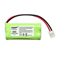 HQRP Phone Battery for VTech CS6529-2 CS6649 CS6649-2 CS6719 CS6719-2 DS6501 Cordless Telephone + HQRP Coaster
