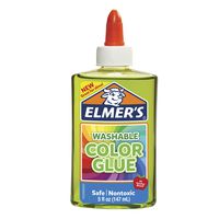 Elmer's Washable Translucent Color Glue, Green, 5 Ounces, Great for Making Slime