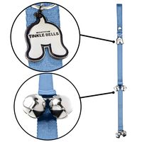 Mighty Paw Tinkle Bells, Premium Quality Dog Doorbells, Housetraining Doggy Door Bells for Potty Training (Grey)