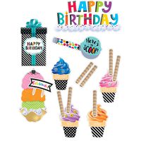 Creative Teaching Press Mini Bulletin Board Bold & Bright Happy Birthday (2178)