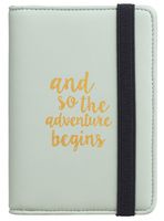 Casmonal Passport Holder Cover Wallet RFID Blocking Leather Card Case Travel Document Organizer (Napa Green Light)