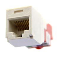 Panduit CJ5E88TIW Category-5E 8-Wire T-Style Jack Module, Off White