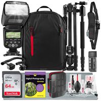 Digital Photography for Dummies Premium Bundle w/i-TTL AF Power Zoom Flash, Professional Sturdy Tripod, 64GB, Much More for Nikon DSLRs D810 D750 D500 D7200 D5600 D3400 D3300
