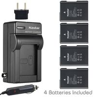 Kastar Battery (4-Pack) and Charger Kit for Nikon EN-EL14, EN-EL14a, MH-24 and Coolpix P7000, P7100, P7700, P7800, D3100, D3200, D3300, D5100, D5200, D5300, D5500 DSLR, Df DSLR Cameras