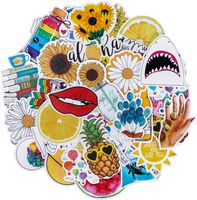 X-CWLTEZ Stickers for Water Bottles 53 PCS, VSCO Cute Cool Waterproof Vinyl Sticker Pack for Hydro Flask, Laptop, Skateboard, Computer, Phone, Bike, Kids and Teens