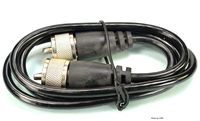 RG58A/U COAX CABLE 3 foot Jumper for CB/Ham Radio - Aries 21003X - Made in the USA