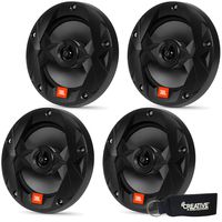 JBL MS65B OEM Replacement Marine 6.5 Inch Two-Way Speakers - Four Speakers, Black