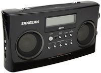 Sangean PR-D5BK AM/FM Portable Radio with Digital Tuning and RDS (Black) (Renewed)