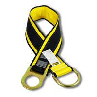 KwikSafety (Charlotte, NC) GIBBON GRIP 3 ft. Safety Anchor Cross Arm Strap Beam Choker ANSI Fall Arrest System Web pass thru Double D Ring Anchorage Sling OSHA Protection Harness Lanyard