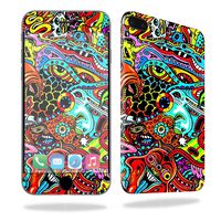 MightySkins Skin Compatible with Apple iPhone 7 Plus - Acid Trippy | Protective, Durable, and Unique Vinyl Decal wrap Cover | Easy to Apply, Remove, and Change Styles | Made in The USA