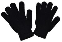 OPT Brand. 12 Pairs Magic Knit Gloves Stretch Winter Warm Plain Gloves One Size Fits Most Wholesale Lot. From New York. USA Trademark Registered: 86522969.