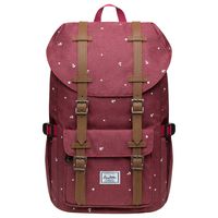Laptop Outdoor Backpack, Travel Hiking& Camping Rucksack Pack, Casual Large College School Daypack, Shoulder Book Bags Back Fits 15" Laptop & Tablets by Kaukko (P13-Maroon)