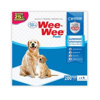 Wee-Wee Puppy Training Pee Pads 200-Count 22" x 23" Standard Size Pads for Dogs
