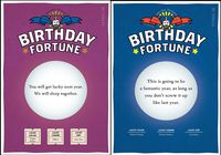 Quiplip Misfortune Birthday 6) Greeting Cards