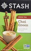 Stash Tea Green Chai Tea 20 Count Tea Bags in Foil (Pack of 6) Individual Spiced Green Tea Bags for Use in Teapots Mugs or Teacups, Brew Hot Tea or Iced Tea, Add Milk for Chai Latte