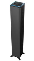 Sharper Image SWF2001GY Wall Powered Amazon Alexa Bluetooth Tower Speaker with Far Field Voice Control, Voice Controled Smart Floorstanding Tower Speaker with WiFi, Ask Alexa Anything You Want