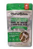 Nutri Bites Freeze Dried Beef Liver- For Dogs & Cats