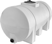 RomoTech Horizontal with Legs Polyethylene Reservoir, 125 Gallon