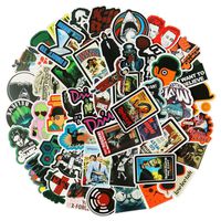 Classic American Movies Sticker Pack of 50 Stickers - Film Stickers for Laptop, Funny Stickers for Laptops, Computers, Hydro Flasks, Water Bottles (Classic Movies)