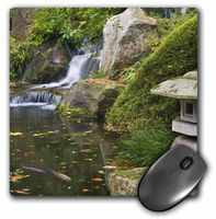 3dRose LLC 8 x 8 x 0.25 Inches Mouse Pad, USA, Oregon, Portland, Koi Pond, Japanese Garden, Jaynes Gallery (mp_93676_1)