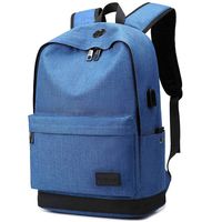 School College Backpack Bookbag 15.6 inch Laptop Travel Bag with USB Charging Port