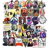 50Pcs Stranger Things Decal Stickers for Laptop and Water Bottles,Waterproof Durable Trendy Vinyl Laptop Decal Stickers Pack for Teens, Water Bottles, Computer, Travel Case (Stranger Things)