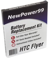 NewPower99 Battery Replacement Kit with Battery, Instructions and Tools for HTC Flyer Tablet