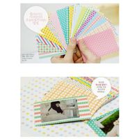 100PCS Pastel Color Instant Films Sticker for FujiFilm Instax Mini 8 7s 25 50s