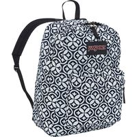 JanSport Super FX Series Backpack- Sale Colors (White Denim Emblem)