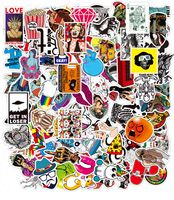 100 pcs Different Graffiti Stickers Art Car Board Waterproof Easily Remove No Residue (Graffiti Stickers -G)