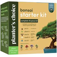 Bonsai Tree Growing Kit - Grow 4 Indoor Bonsai Trees - Plant a Garden from Seeds - Unique Gardening Gifts for Women & Men Gardeners : Unusual Gift Ideas - Adults Gardener Gifts : Plants Starter Kits