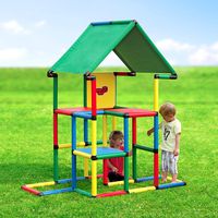 Quadro Junior - Rugged Indoor/Outdoor Climber, Tot/Toddler Jungle Gym, Expandable Modular Component Playset, Giant Construction KIt, Play Structure, Educational Toy for Kids Ages 1-6 Years.