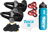 Garmin Vector 3 Clipless Pedal-Based Power Meter Bundle | with Premium Water Bottle, Trainer Towel, Protective Cleat Covers (2-Pack) | Cycle Power Meters (x2), Speed, Cadence, Cycling Dynamics