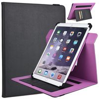 EnvyDeal 12-inch Tablet Stand Cover Universal Fit for Samsung Galaxy Note Pro 12.2, Galaxy Tab Pro 12.2, (Black/Taro)