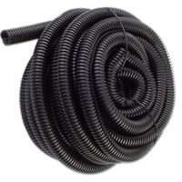 Xscorpion 25 FT 1/2" 13mm Black Split Loom Conduit Polyethylene Tubing