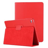 iPad Air 10.5" (3rd Gen) 2019 / iPad Pro 10.5 Case, Lightweight Fully Body Protective Smart Flid Stand PU Leather Case Back Cover, Red