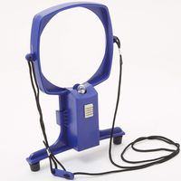 Hands Free, Lighted Lap Magnifying Glass for Any Hobby. Large Craft Magnifier Lens w/Light and 2X and 4X Lenses is The Best Tool for Embroidery, Knitting, Cross Stitch, Crochet or Needlepoint Crafts