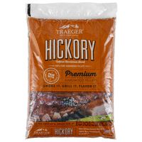 Traeger PEL319 Hickory 100% All-Natural Hardwood Grill Pellets