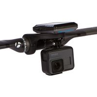 KOM Cycling GoPro Cycling Computer Mount Bundle Compatible with The Wahoo Elemnt, Elemnt Mini, and Bolt - for GoPro Hero 7, Hero 6, Hero 5, Hero 4, 3+, 3, 2 and HD Cameras