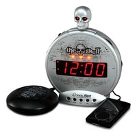 Sonic Alert Loud Alarm Clock SBS550ss, Silver and Black