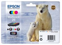 Epson 26 Multi-pack Ink Cartridge (Black, Yellow, Cyan, Magenta)