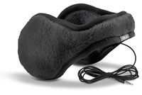 180's Lush Audio Ear Warmer Earmuff Headphones with Mic - Black