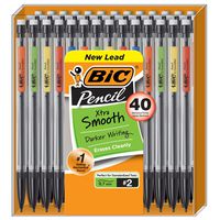 BIC Xtra-Smooth Mechanical Pencil, Medium Point (0.7 mm), 40-Count