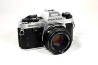 Pentax Super Program 35mm SLR Film Camera with SMC Pentax-A 1:2 50mm Lens