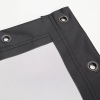 Carl's Place (4:3) 151" Diag- 8.0 x 10.5 Ft Preferred Golf Impact Screen Finished with Black Vinyl Edges and Grommets, Golf Screen, Golf Simulator Screen, Golf Simulator Impact Screen, Impact Screen