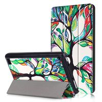 XBE Ultra Slim Smart Cover with Stand Function Multiple Viewing Angles Shell for All Fire7 2017 ,with Auto Wake/Sleep Feature Protective Standing Case (Lucky Tree)