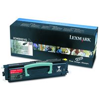 Lexmark X340H21G High-Yield Toner, 21000 Page-Yield, Black