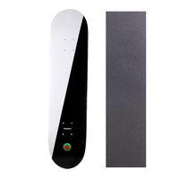 Cal 7 Skateboard Deck with Grip Tape | 7.75, 8.0 and 8.25 Inch | Maple Board for Skating (7.75 inch, White and Black)