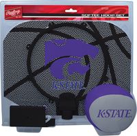 NCAA Kansas State Wildcats Kids Slam Dunk Hoop Set, Purple, Small
